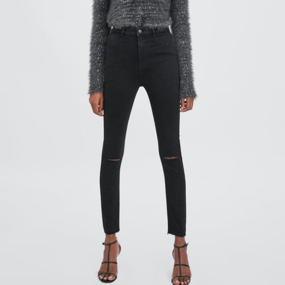 Zara High Rise Shaper Super Elastic Jeggings